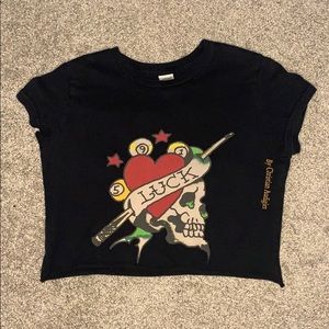 Cropped luck shirt